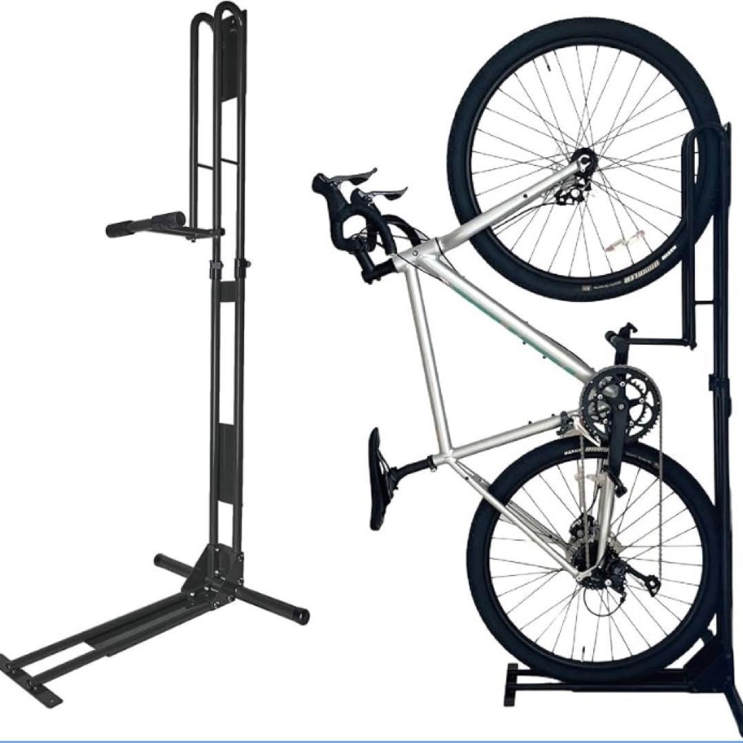 CycleLocker 縦置き自転車スタンド ブラック CS-650（説明書あり