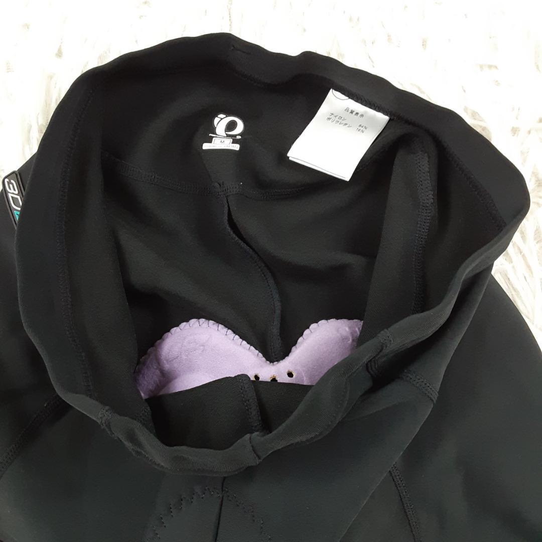 美品◎PEARL IZUMI サイクリングウェアセットアップ グローブ付 黒白