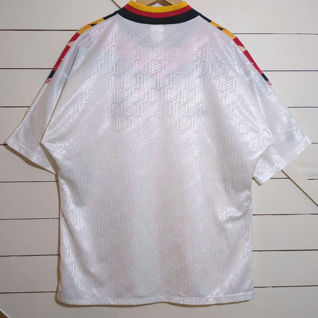 古着 90s adidas　アディダス　ドイツ　ゲームシャツ　UK製 状態良好