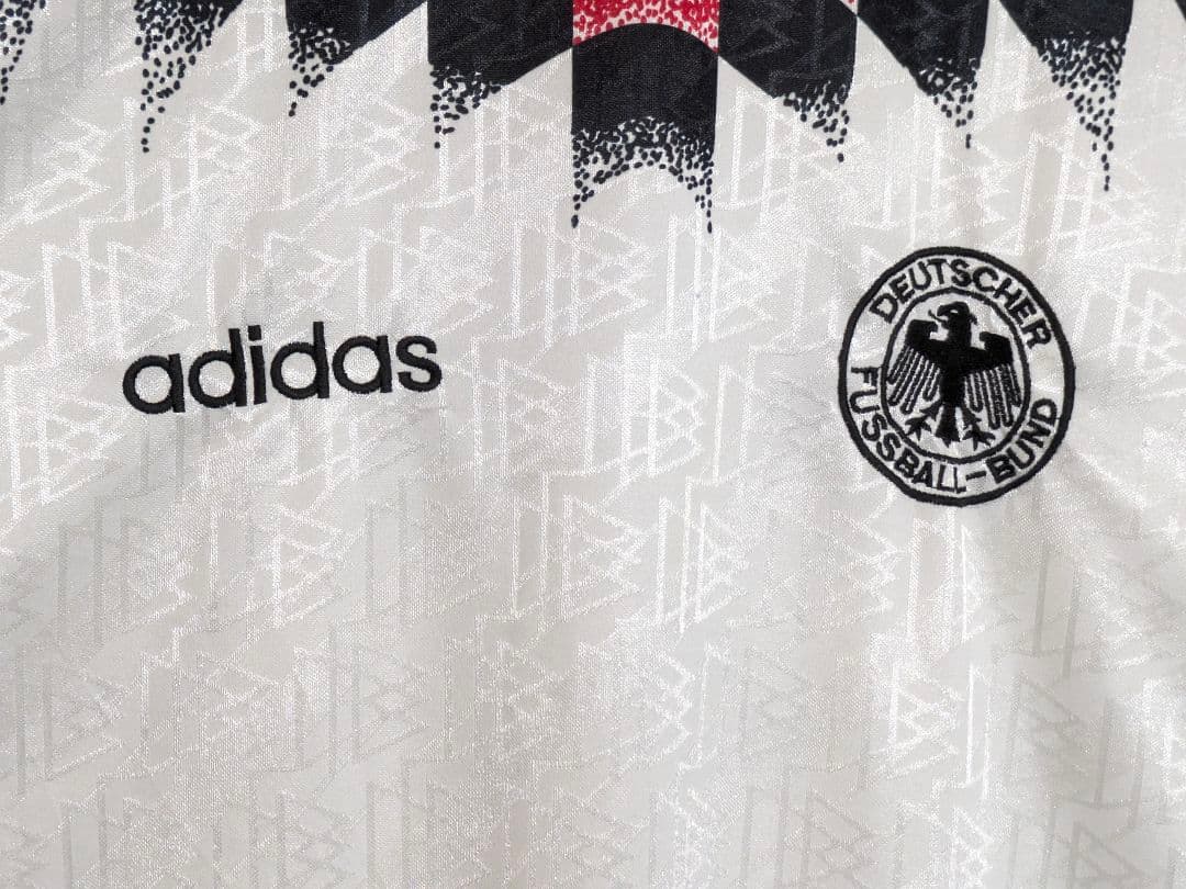 古着 90s adidas　アディダス　ドイツ　ゲームシャツ　UK製 状態良好