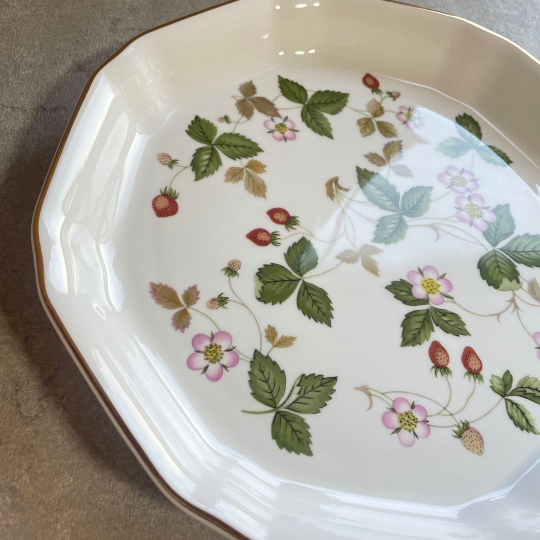美品　  ワイルドストロベリー プレート