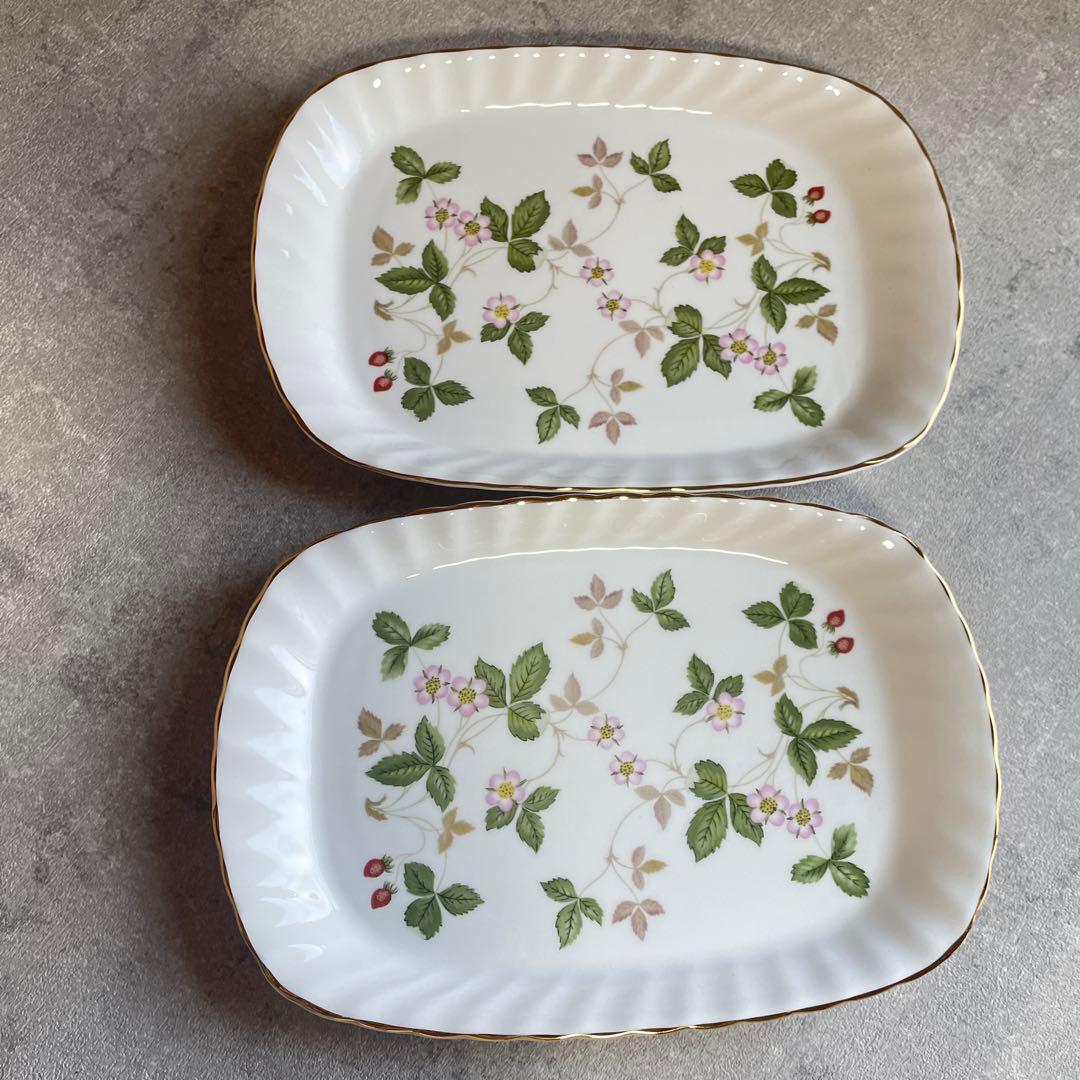 美品　  ワイルドストロベリー プレート