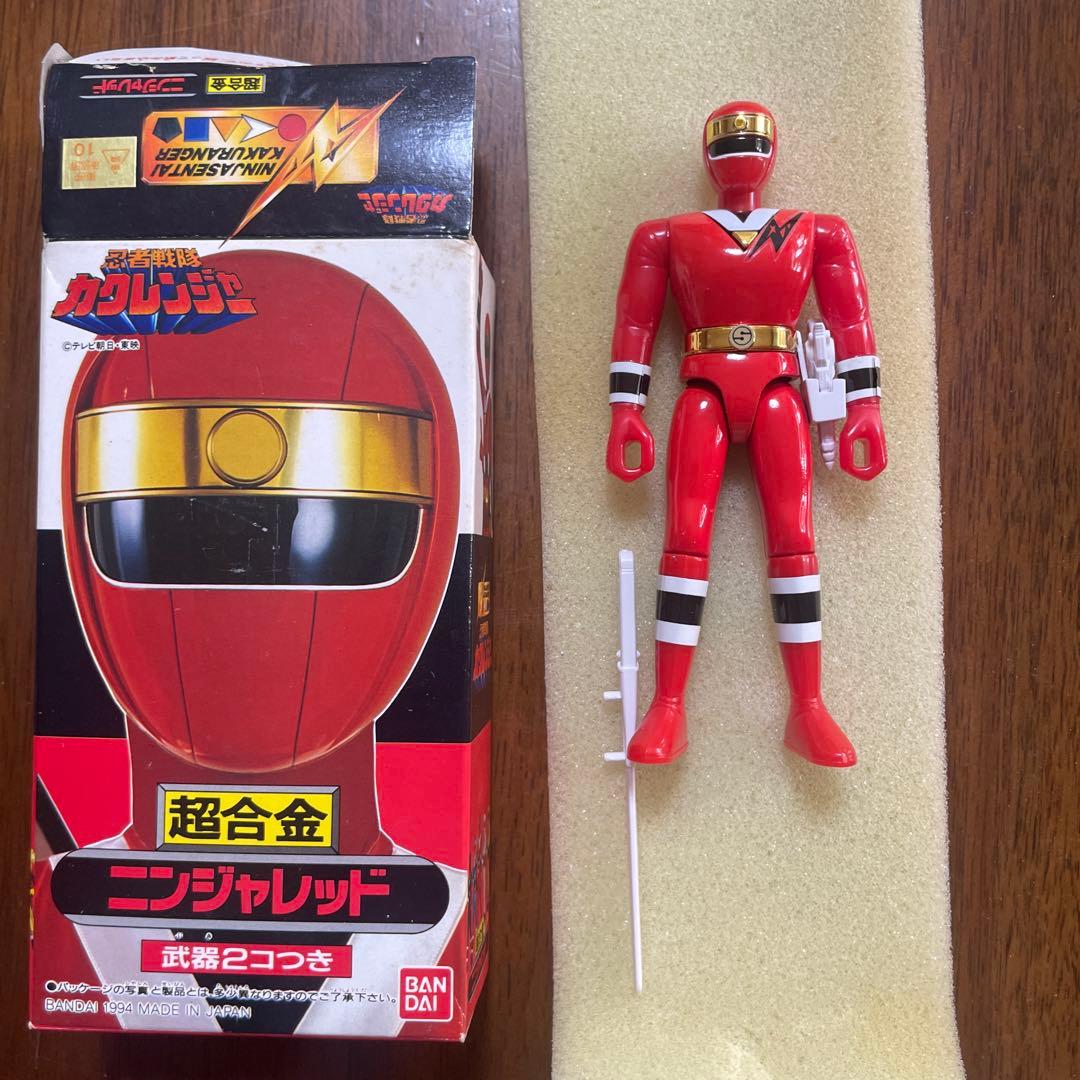 【開封済】超合金忍者戦隊カクレンジャー　５体フルセット　付属品欠品なし