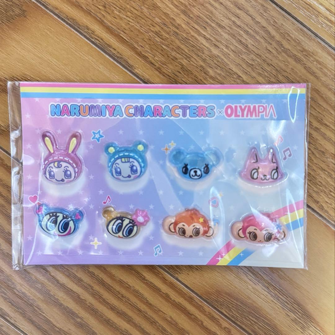ナルミヤ　デニムバインダー　シール帳　ボンボンドロップシール