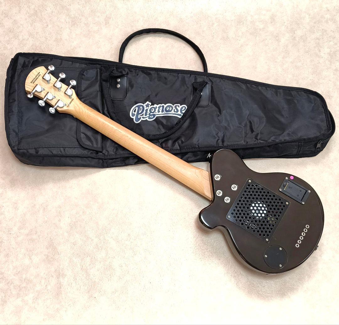 ★超美品★PIGNOSE アンプ内蔵ミニギター SBK ピグノーズ トラベルギタ