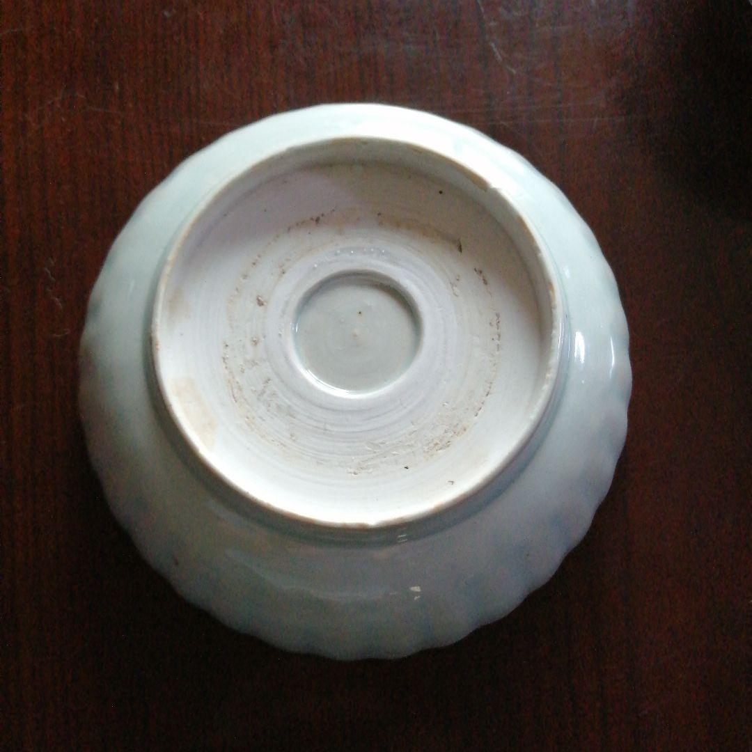 伊万里　青白磁鉢　2客　18.7cm　江戸後期～明治期