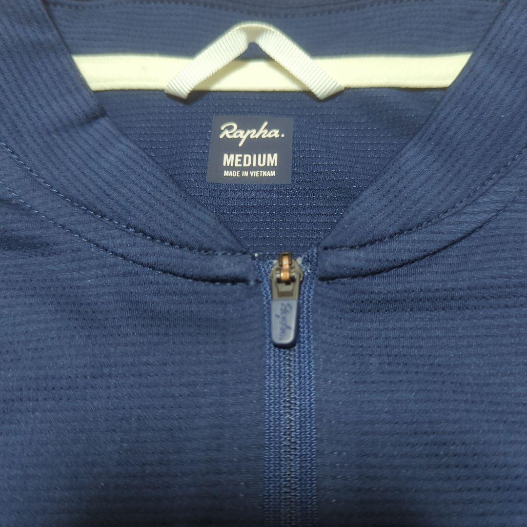 Rapha クラシックフライウェイトジャージ Mサイズ ダークネイビー/ピンク