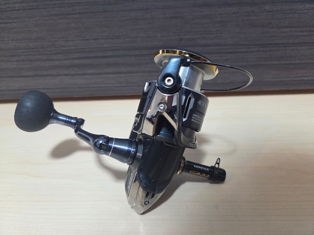 ゴメクサス リールスタンド付き シマノ　17ツインパワーXD 4000xg
