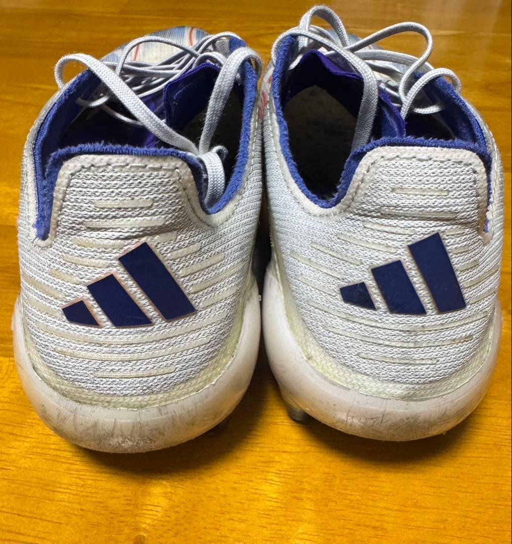 adidas F50 ホワイト/ブルー/レッド スパイクシューズ　25cm