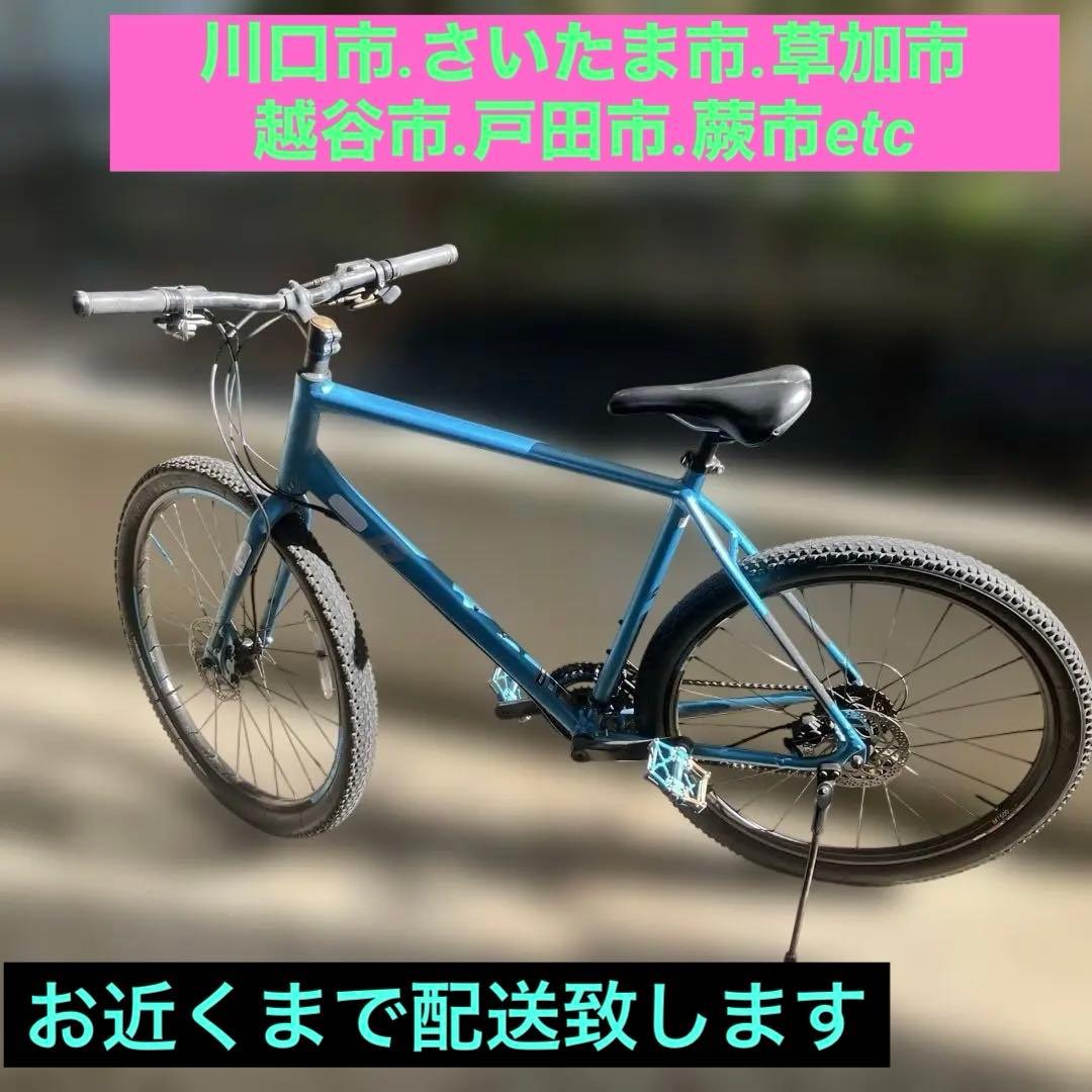 【ジャンク品】ジャイアント　グラビエ　青　クロスバイク 油圧ディスクブレーキ　L