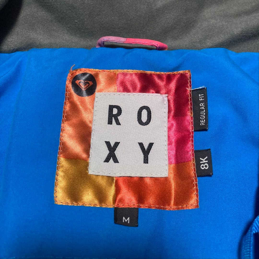 ROXY スキーウェア　上下セット　マルチカラー　チェック柄　イエロー　Mサイズ