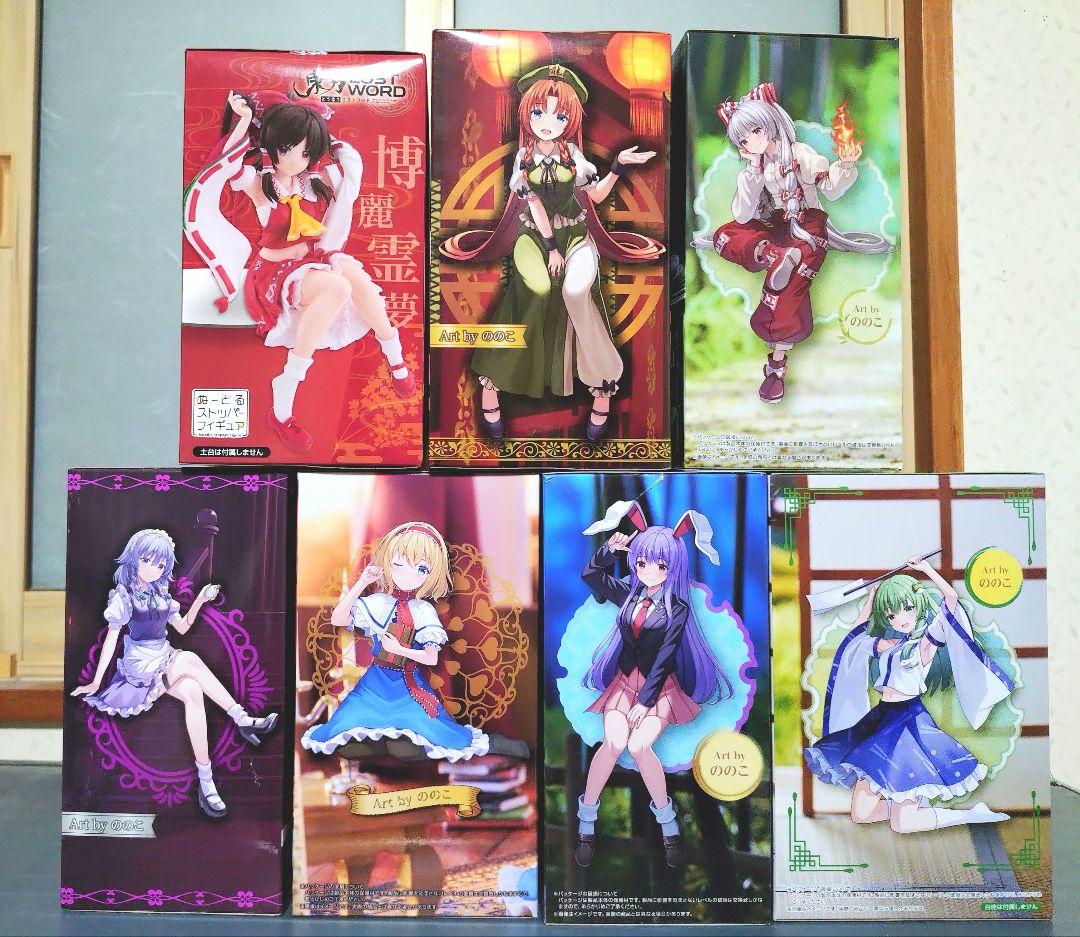 東方Project ぬーどるストッパーフィギュア 7点　未開封