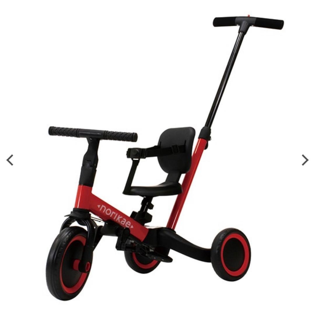【新品未開封】norikae のりかえ三輪車　変身バイク　ストライダー押し棒