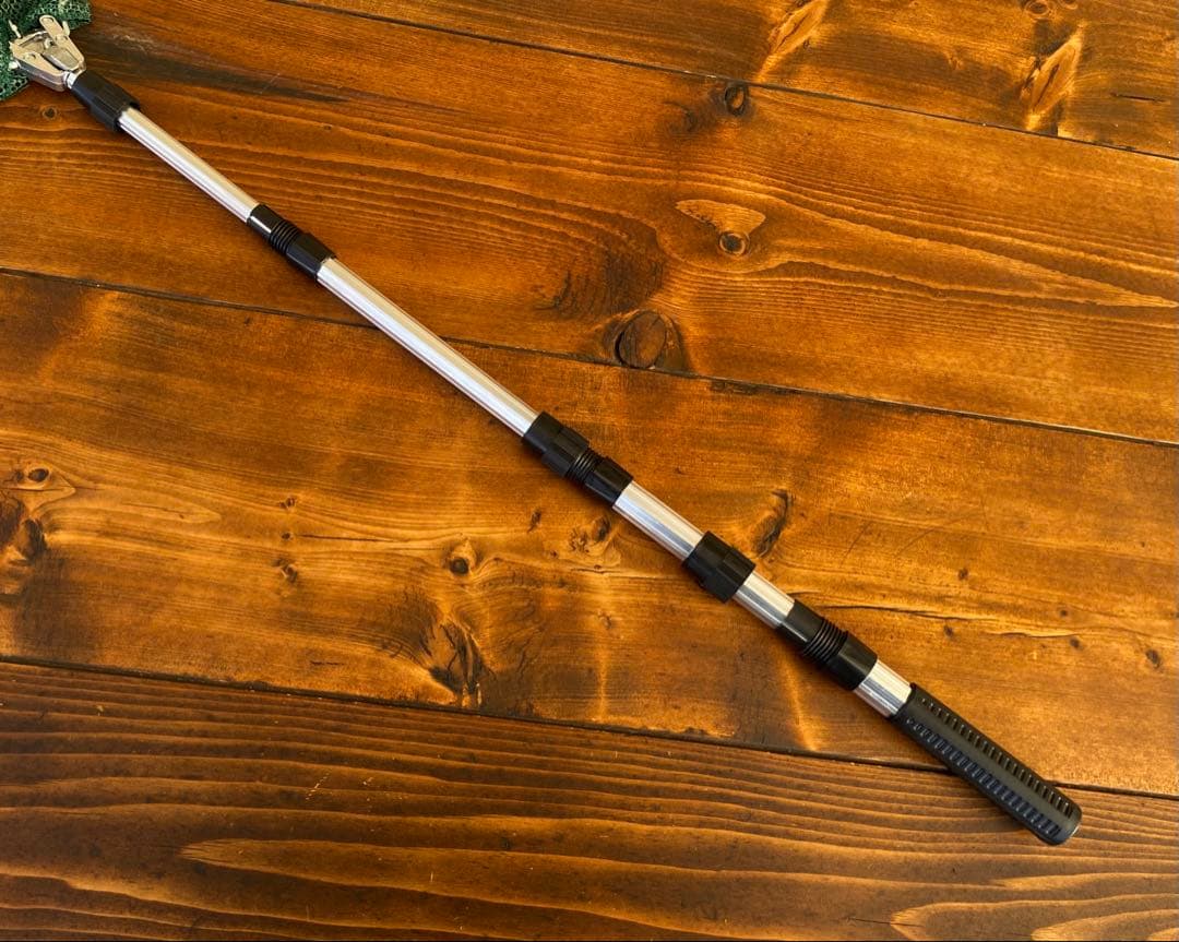 バス釣りセット　テレスコロッド　6ft ベイトリール　ランディングネット　軽量