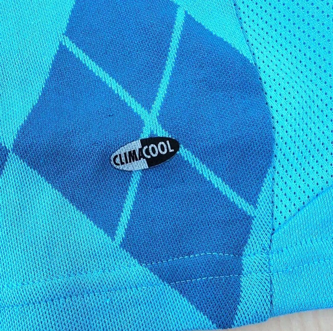 【即購入⭕】adidas オリンピック・マルセイユ シャツ 水色/黒