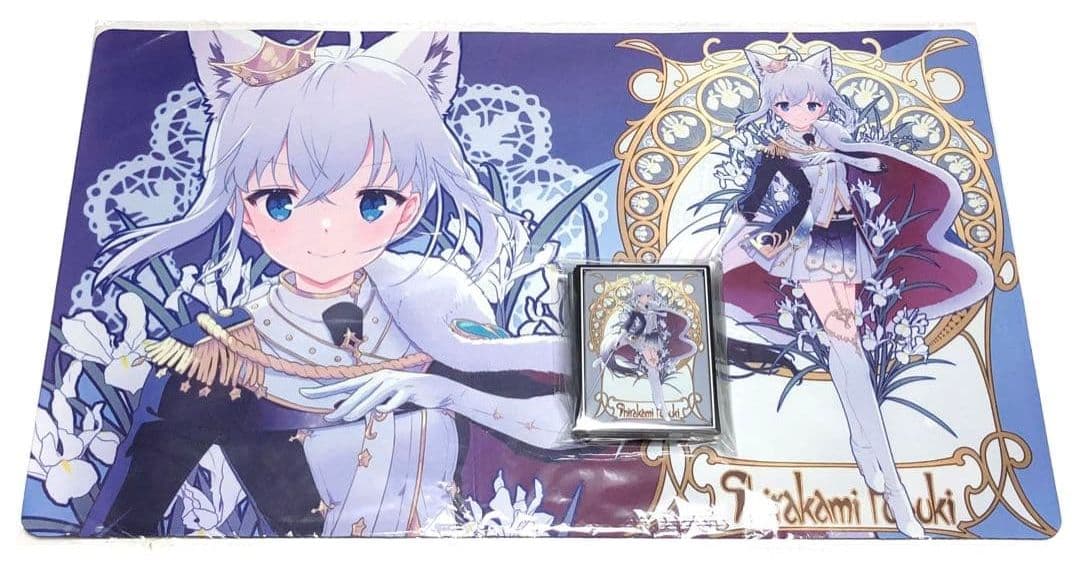 ホロライブ 白上フブキ ミュシャ スリーブ プレイマット セット v_a
