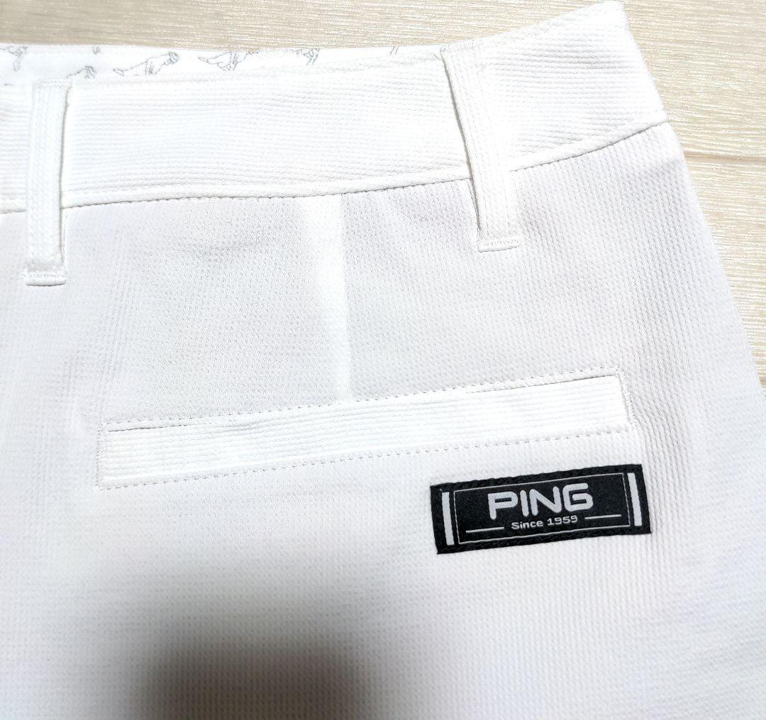 再再再値下げ新品　PINGピン　スカートLL　白　春夏 定価12100円