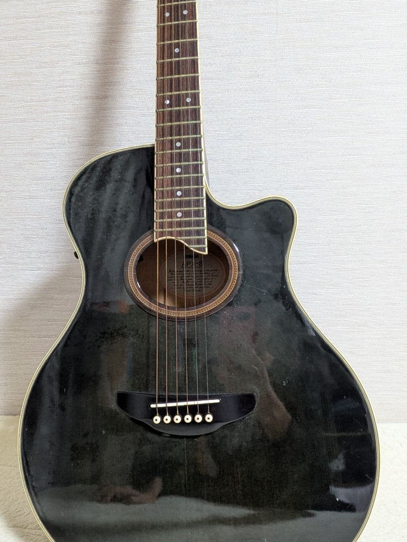 Yamaha エレアコ　apx 8ブラック（電池交換必須）