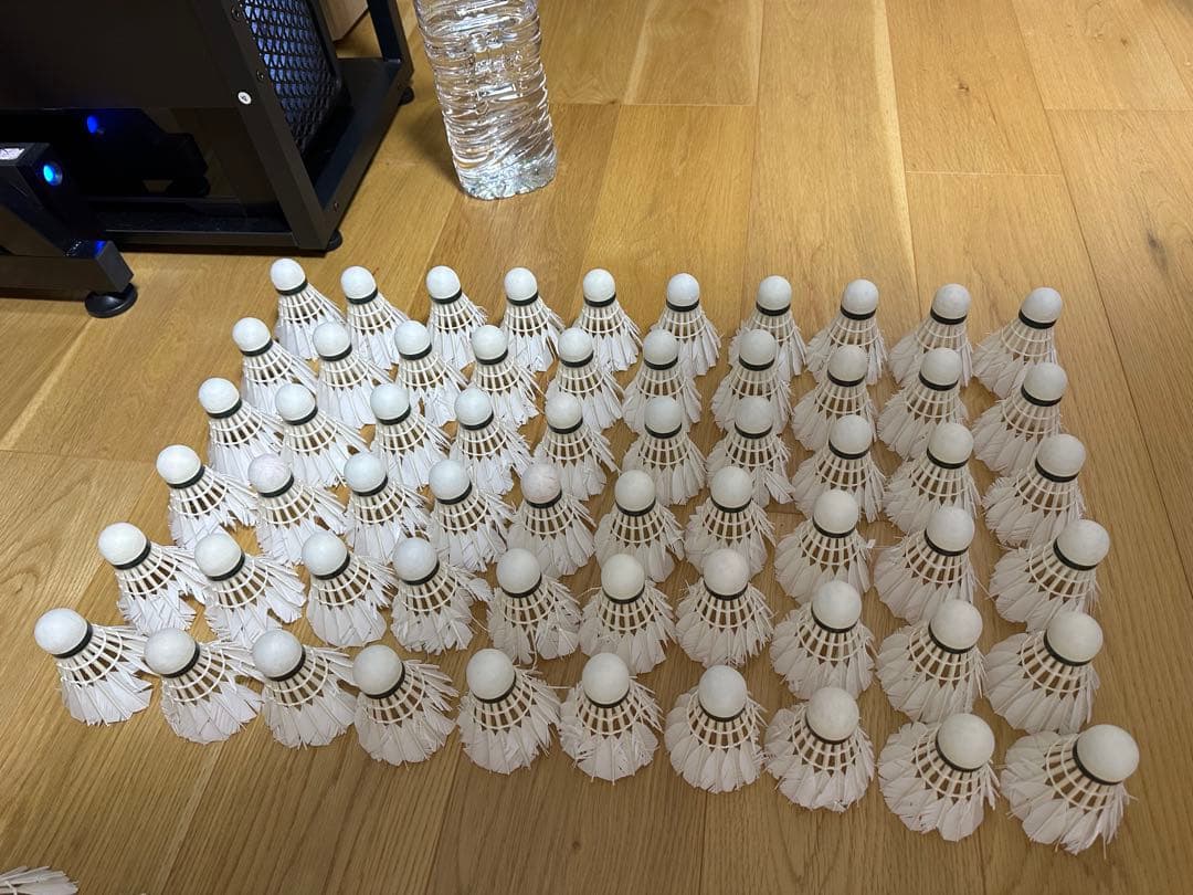【美品中古】エアロセンサ600 バドミントンシャトル 114球