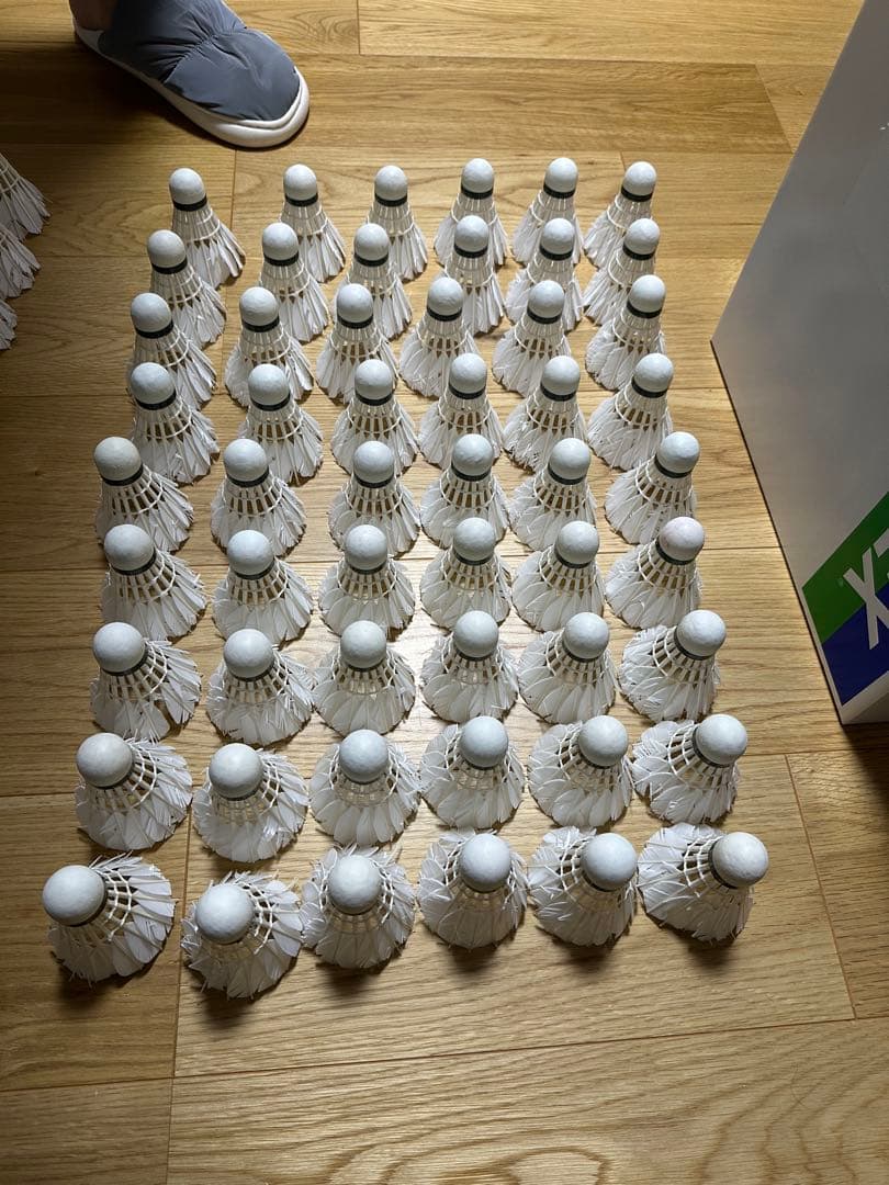 【美品中古】エアロセンサ600 バドミントンシャトル 114球