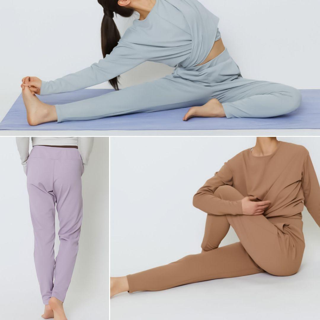 ジュリエ　裏起毛　ストレッチパンツ　＊　ヨガウェア　バレエ　ダンス　Julier