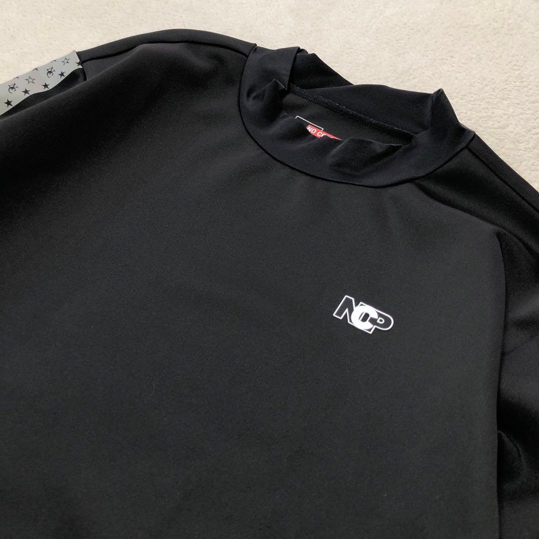 美品　NO COMMENT PARIS 長袖シャツ 黒 長袖モックネック
