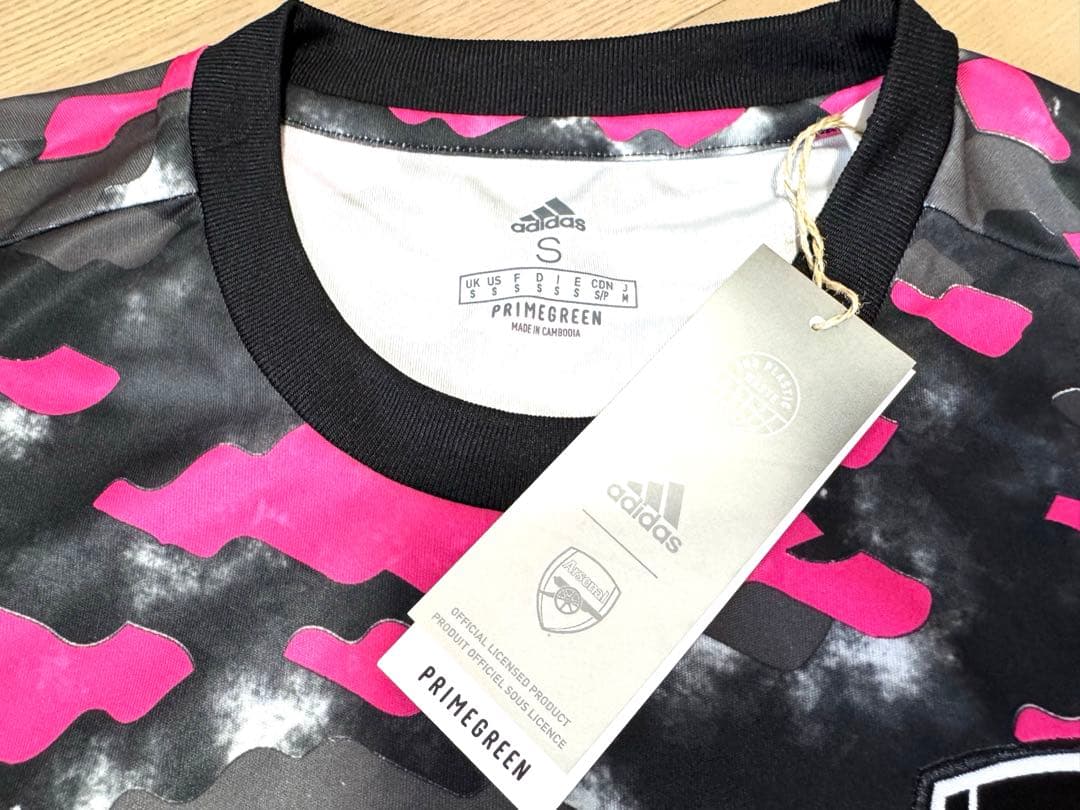 アーセナル adidas 迷彩柄ジャージ UK Sサイズ