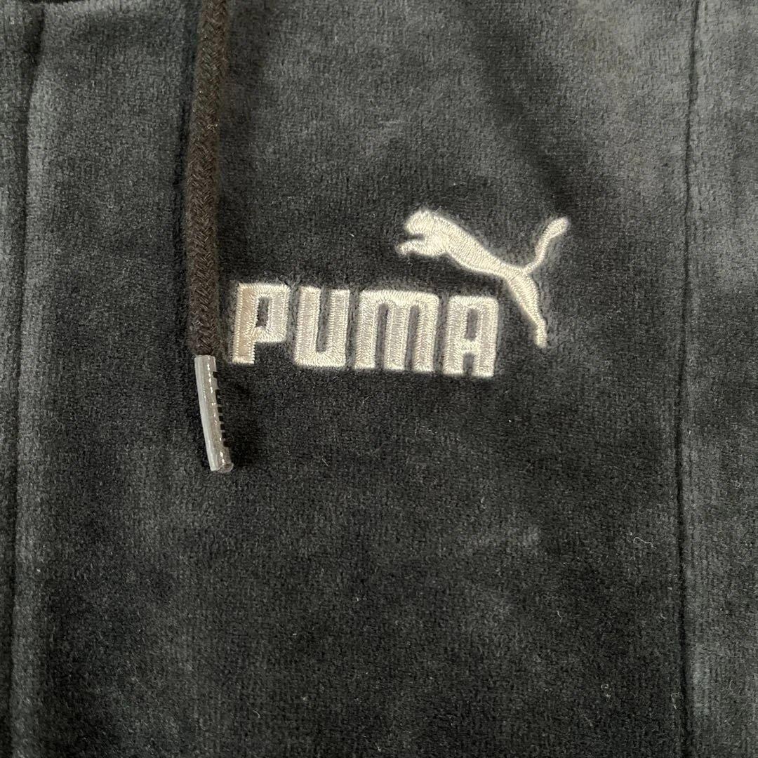 PUMA ベロアジャージ上下セット トップスXL.パンツLサイズ