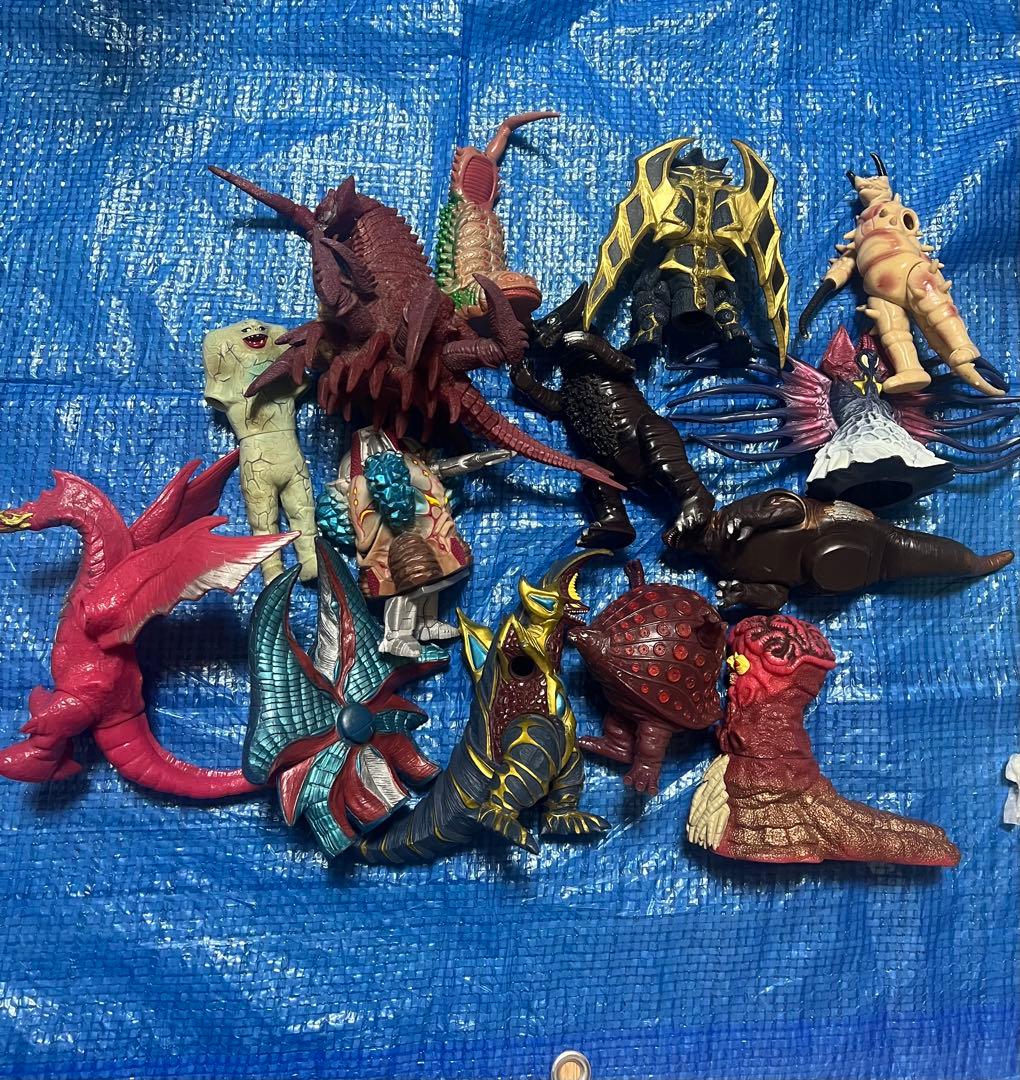 ウルトラマン　ゴジラ　ソフビ　ミニソフビ　大量　ジャンク品　まとめ売り