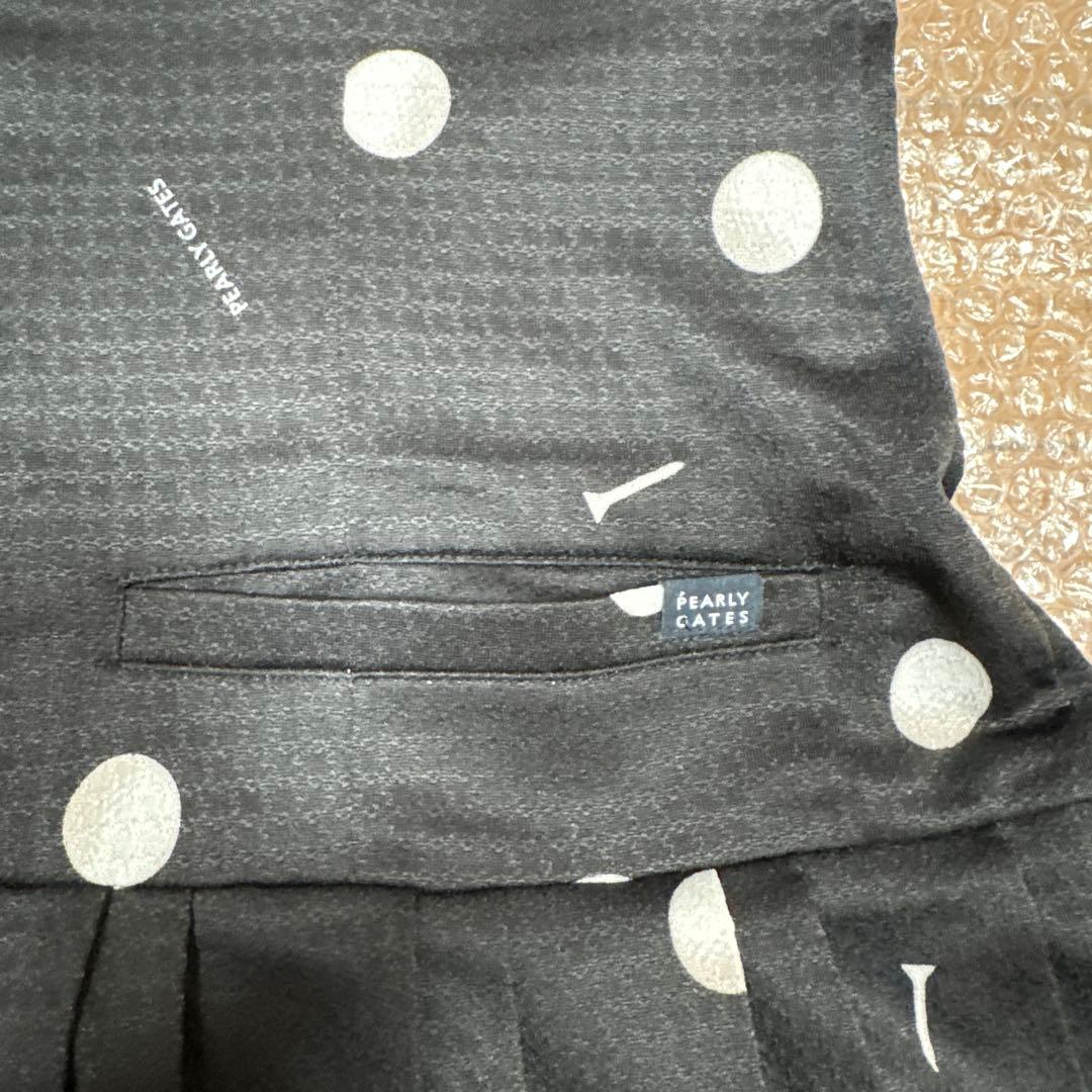 本日迄PEARLY GATESゴルフロゴ刺繍ワンピースサイズ1新品未使用タグ付