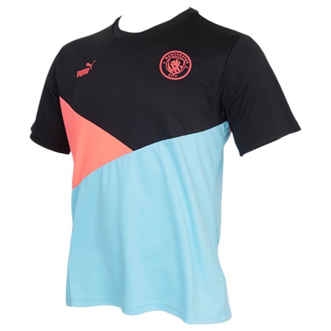 【未使用品】マンチェスターシティ ポリエステルＴシャツ　Ｌ