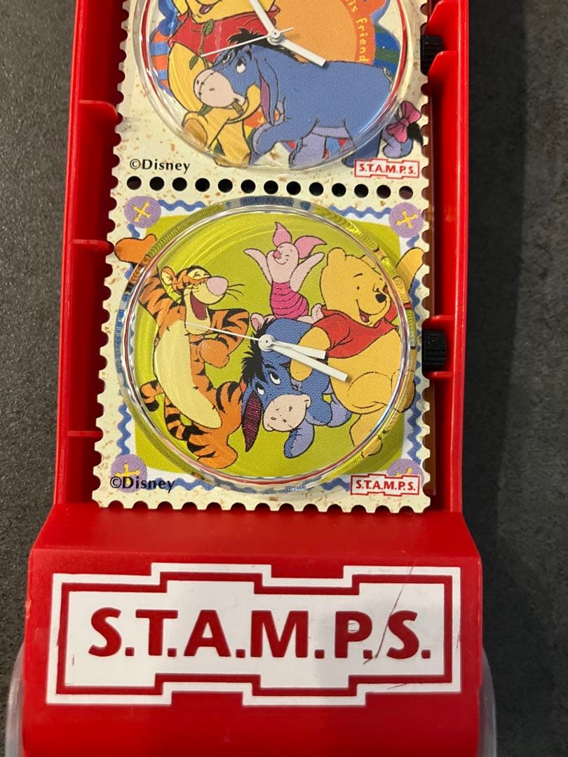 くまのプーさん　S.T.A.M.P.S. スタンプス　時計