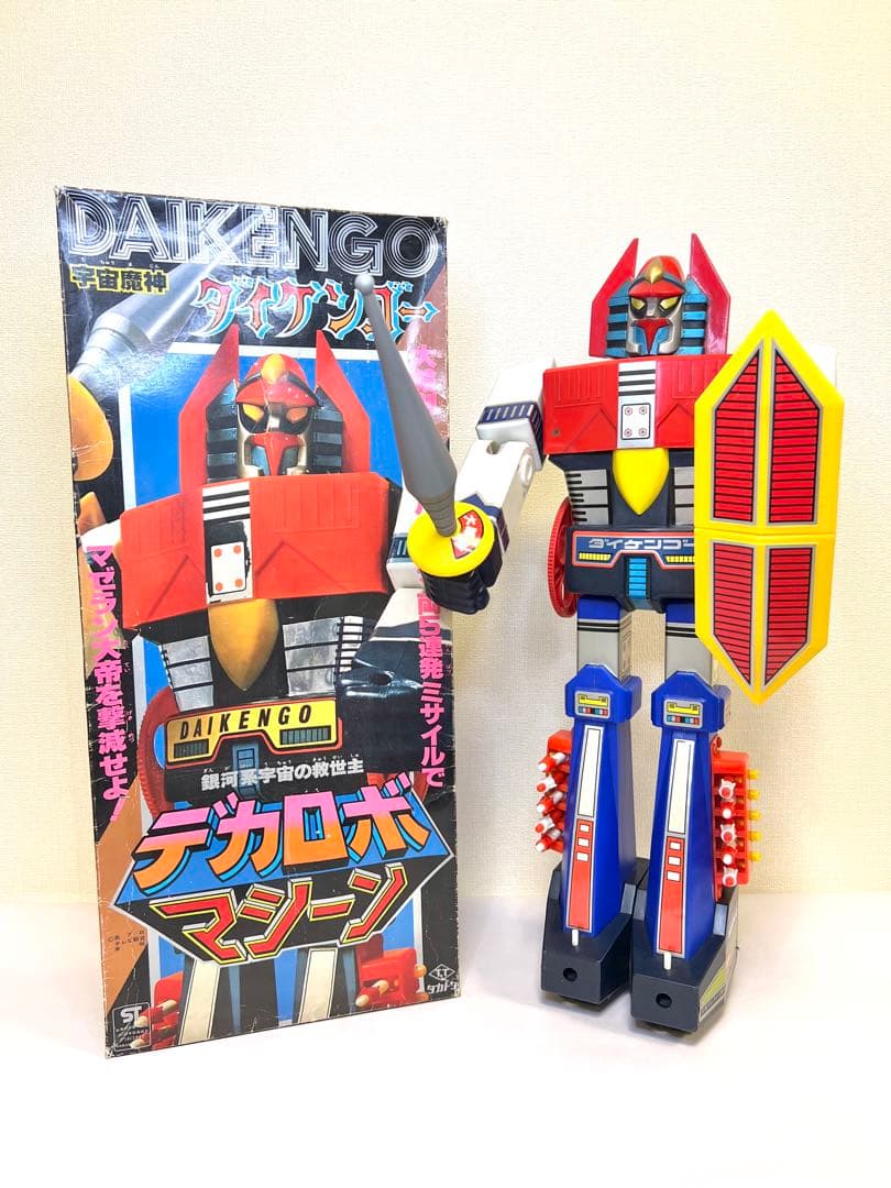 当時物　宇宙魔神ダイケンゴー　ジャンボマシンダー　デカロボ　タカトク