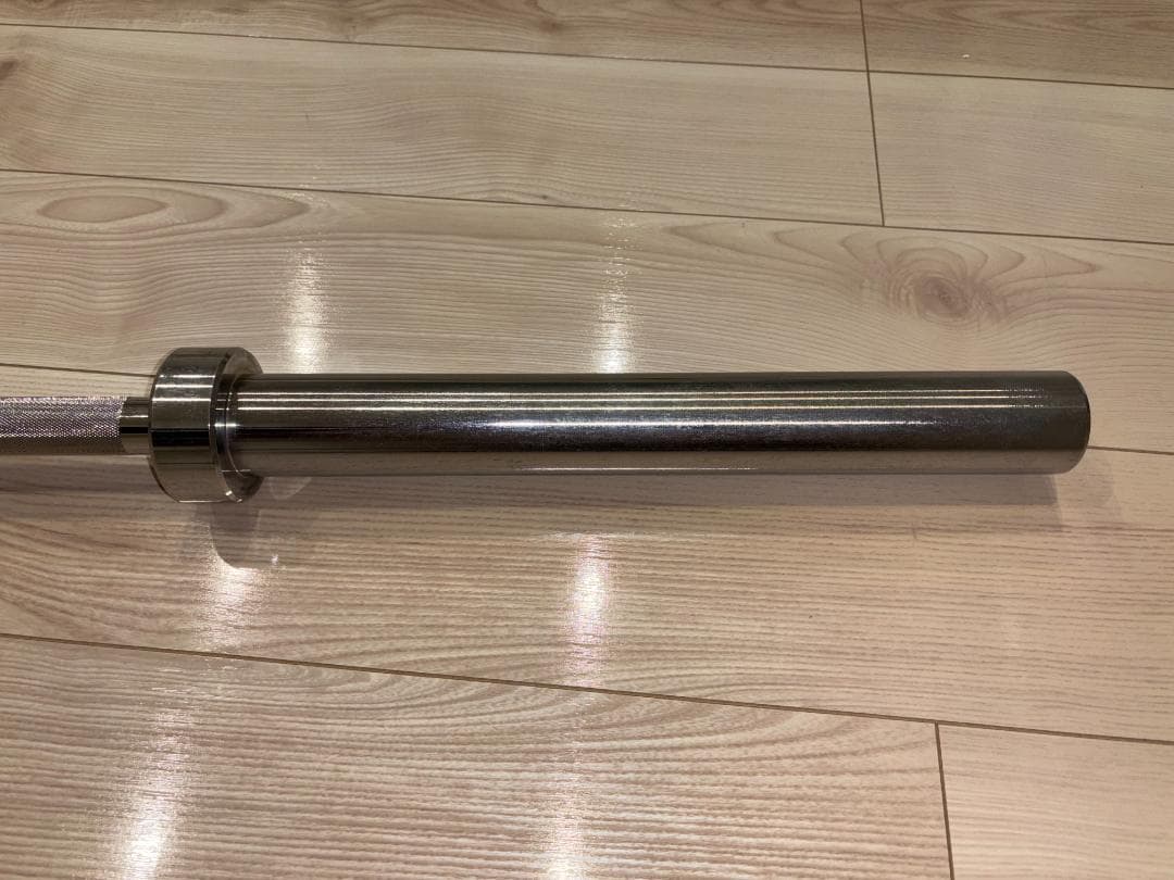 iROTEC オリンピックバーベルシャフト 径50mm 長さ220cm シルバー