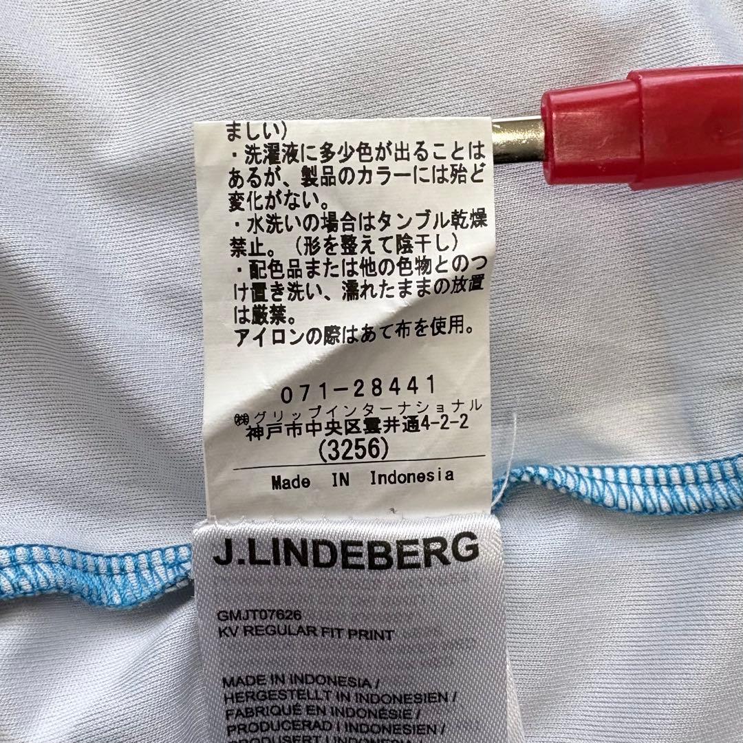 美品✨J.LINDEBERG ジェイリンドバーグ ゴルフポロシャツ ブルー M
