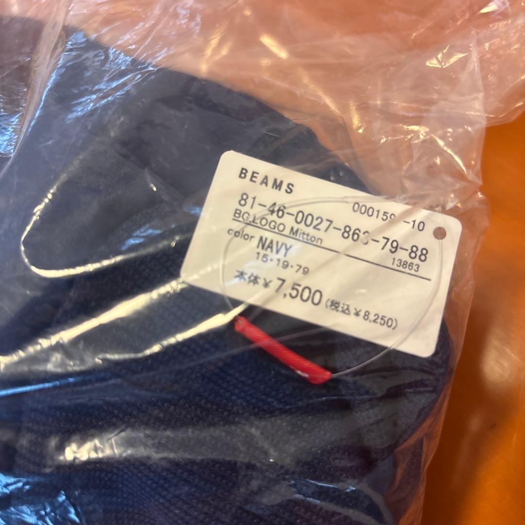 BEAMS GOLF ミトングローブ ネイビー Mサイズ