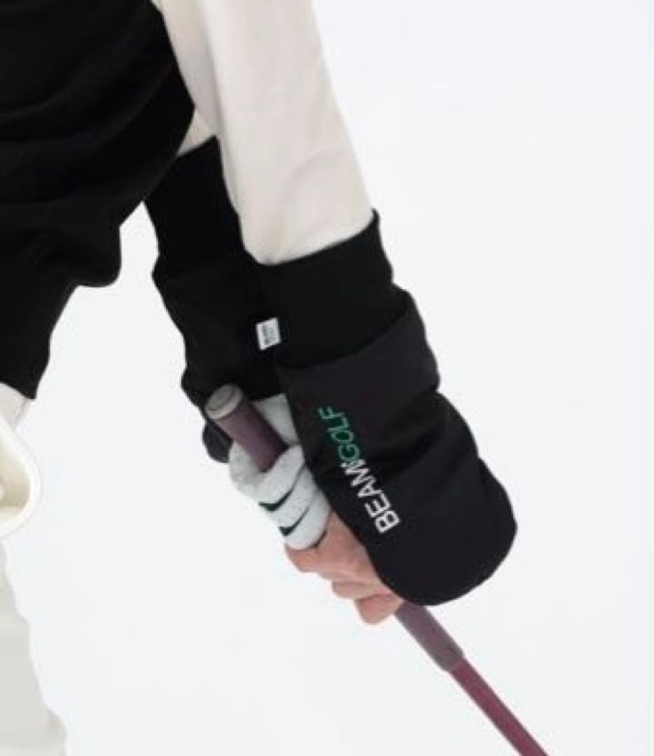 BEAMS GOLF ミトングローブ ネイビー Mサイズ