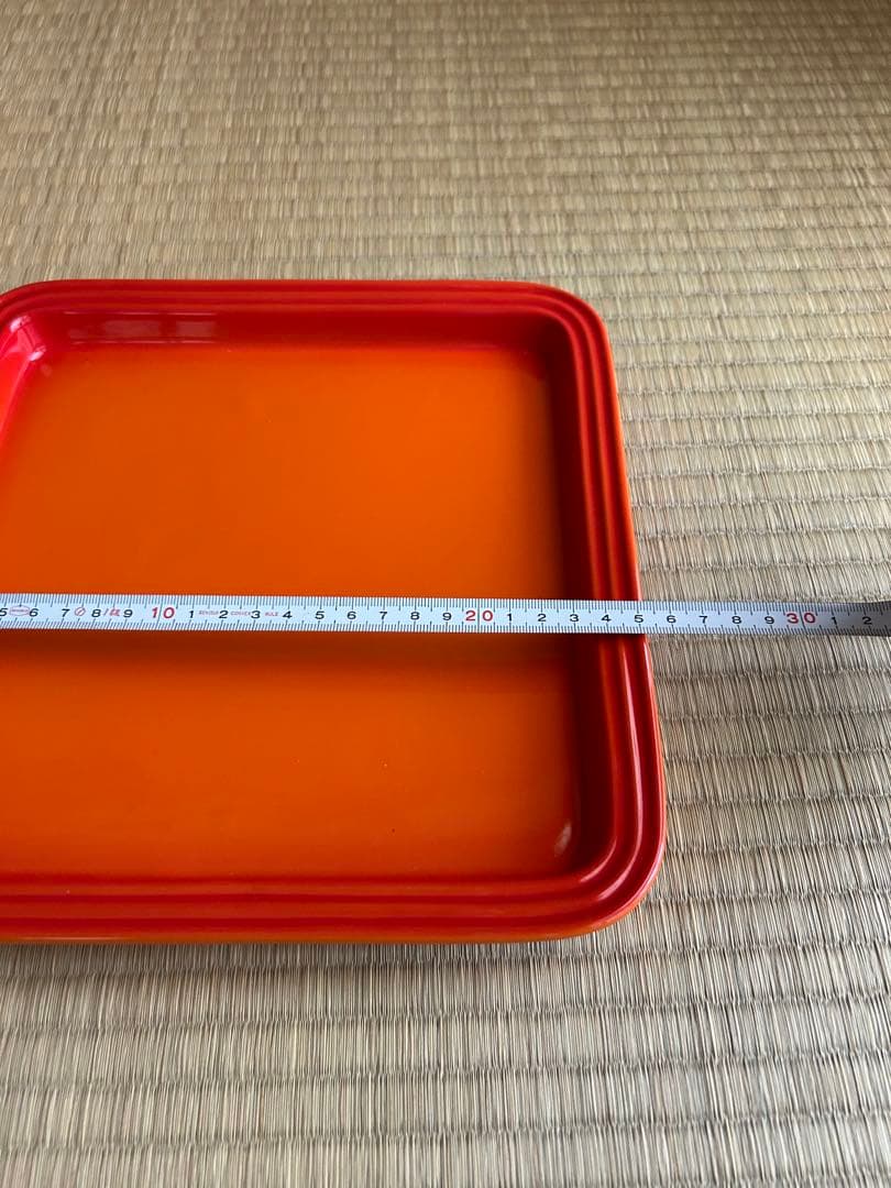 ル・クルーゼ　お皿　2枚セット　オレンジ