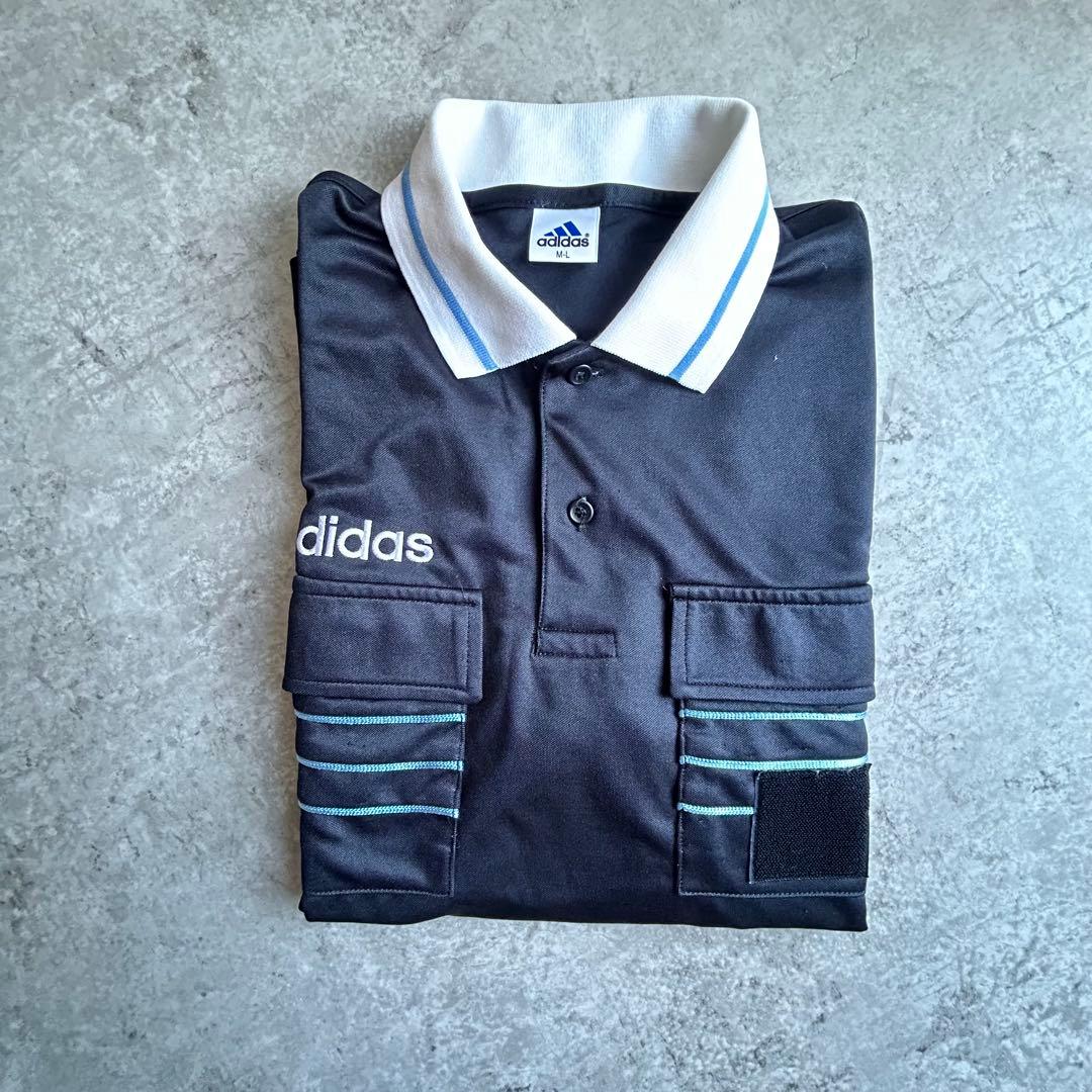 90s アディダス デサント製 審判服 レフェリー ML 日本製