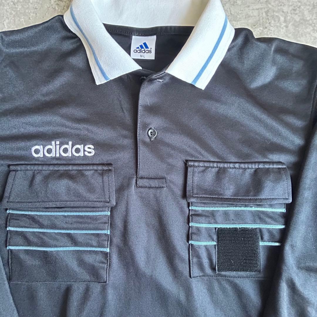 90s アディダス デサント製 審判服 レフェリー ML 日本製