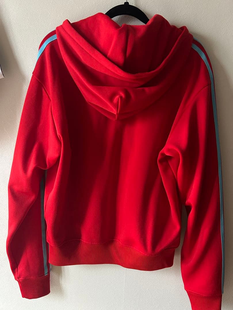 adidas レッド フルジップジャケット