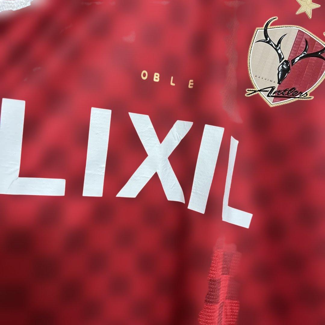 レア】鹿島アントラーズ　長袖　XXL スポンサー剥がれ有り