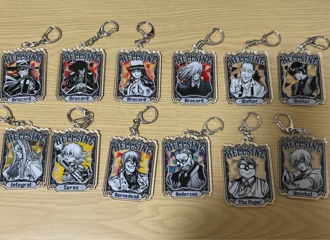 コンプリートセット　平野耕太大博覧會　ヘルシング　アクキー　12種　新商品①