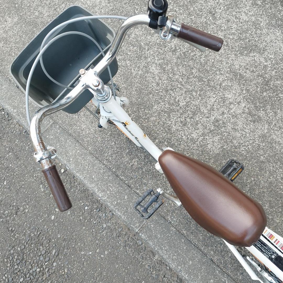People ピープル いきなり自転車 14型 折りたたみ かじとり式 押し手棒