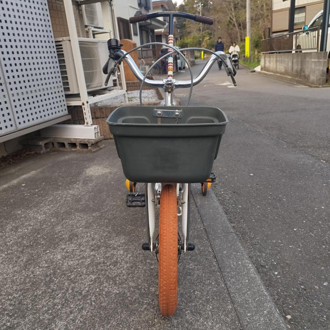 People ピープル いきなり自転車 14型 折りたたみ かじとり式 押し手棒
