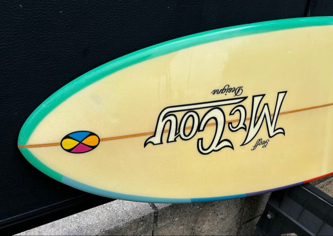 レア! MCCOY マッコイ サーフボード NUGGET 8’0 ミッドレングス