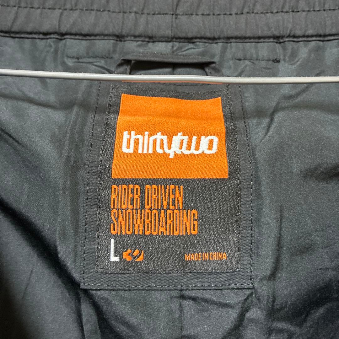 thirtytwo sweeper pants 22-23 ブラック/オレンジ