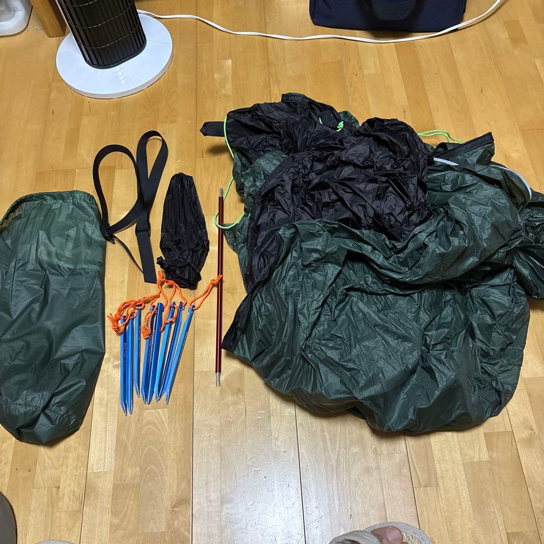 【美品】Geer Top テント 1人用 ソロテント ワンポールテント
