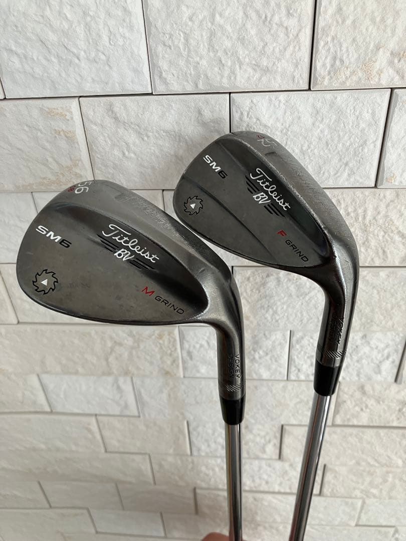 Titleist SM6 ウェッジ M/Fグラインド 2本セット 56度、52度