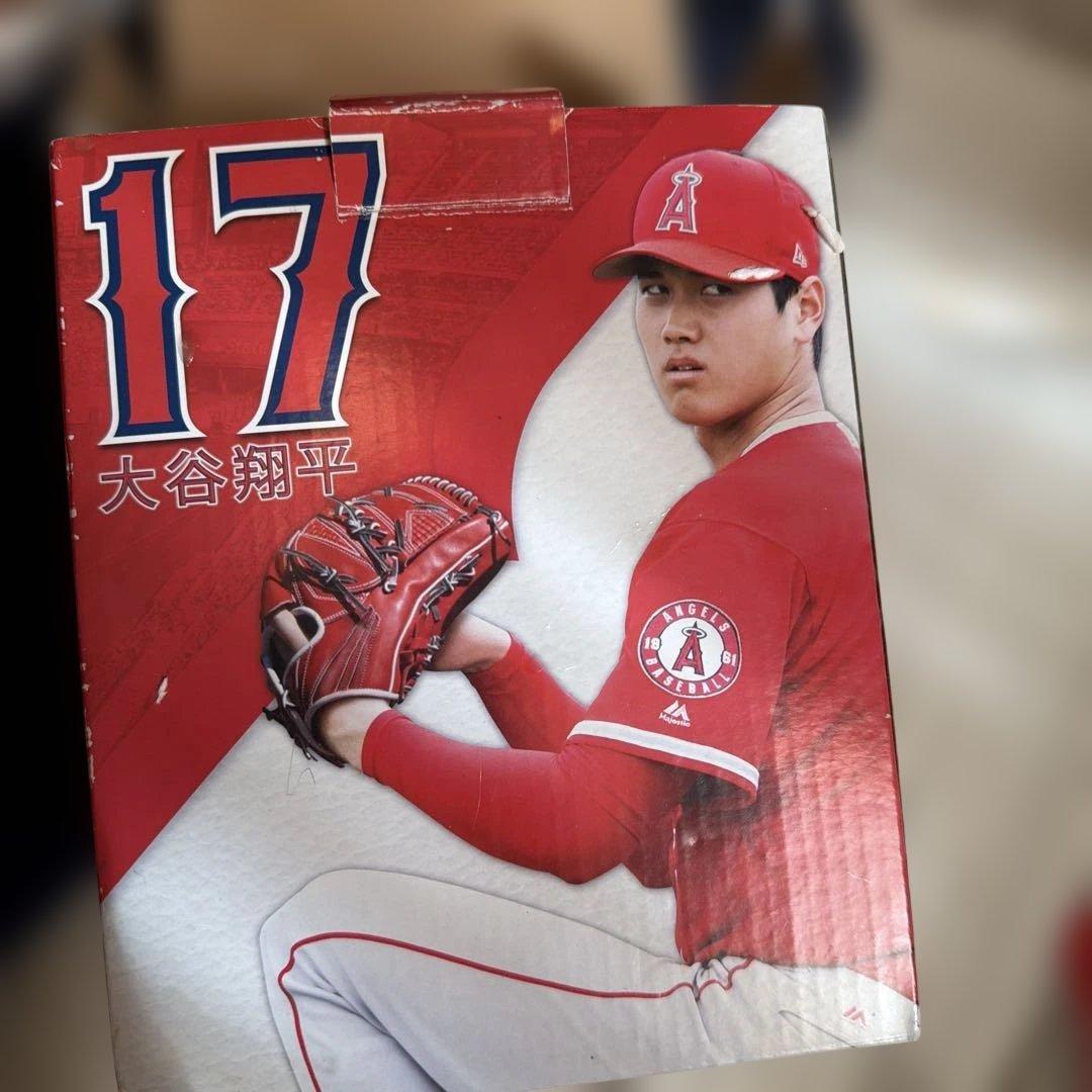 大谷翔平 ダブルボブルヘッド 17 ヘルメット欠け